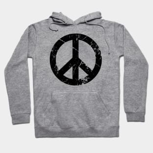 Peace Grunge (white shirt) Hoodie